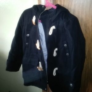 Winter boys pea coat